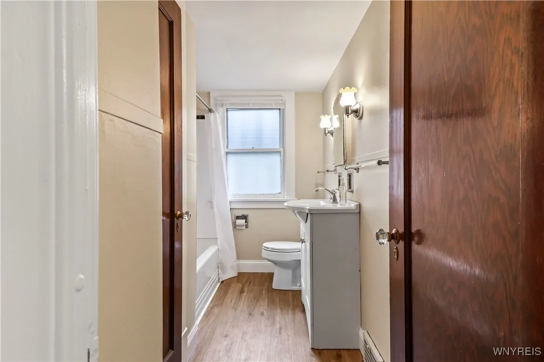 Lower unit bathroom
