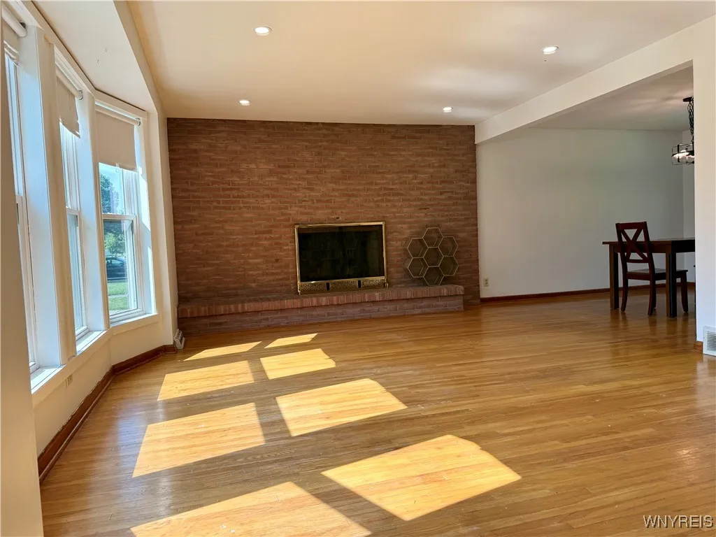 Living room opens to the Dining room