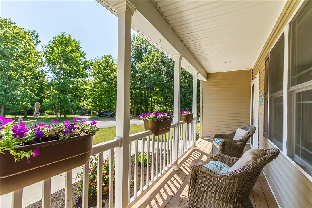 WELCOMING COVERED FRONT PORCH