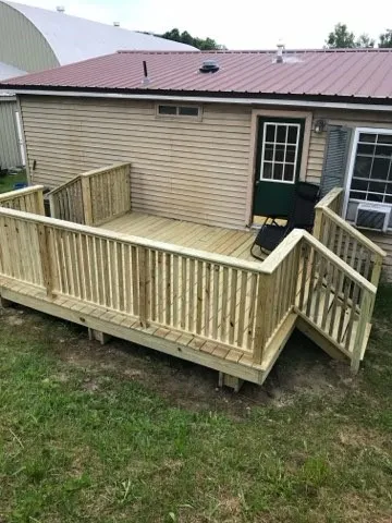 Doublewide deck