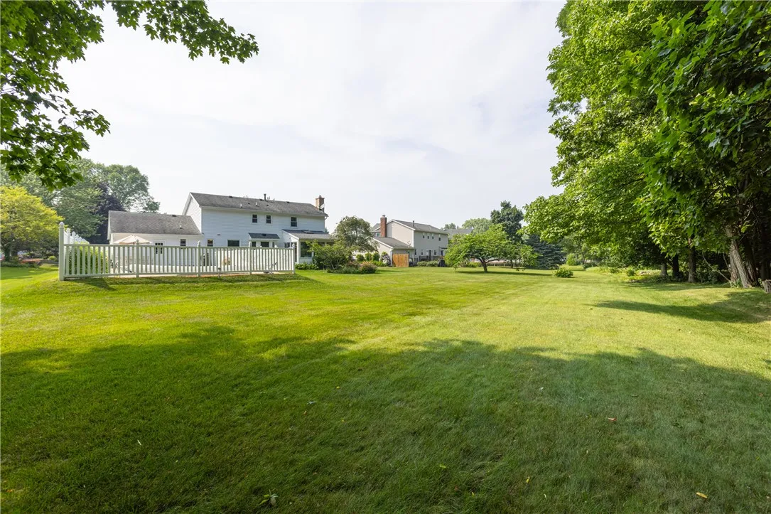HUGE yard backs to woods for ultimate privacy.