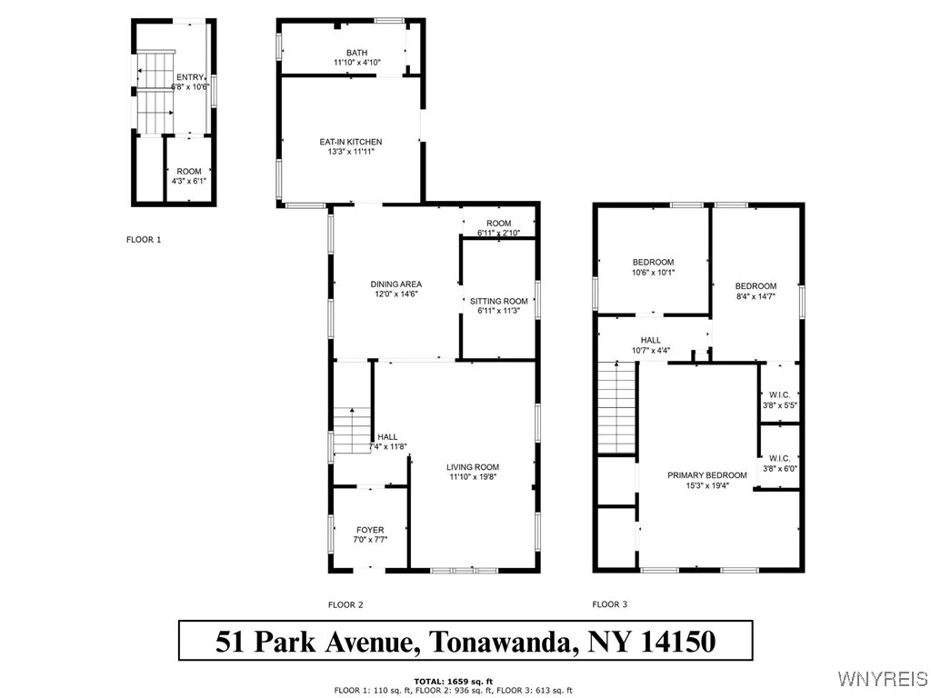 51 Park Avenue, Tonawanda, New York 14150, Tonawanda, New York 14150, 3 Bedrooms Bedrooms, 7 Rooms Rooms,1 BathroomBathrooms,Residential,For Sale,51 Park Avenue, Tonawanda, New York 14150,B1622016