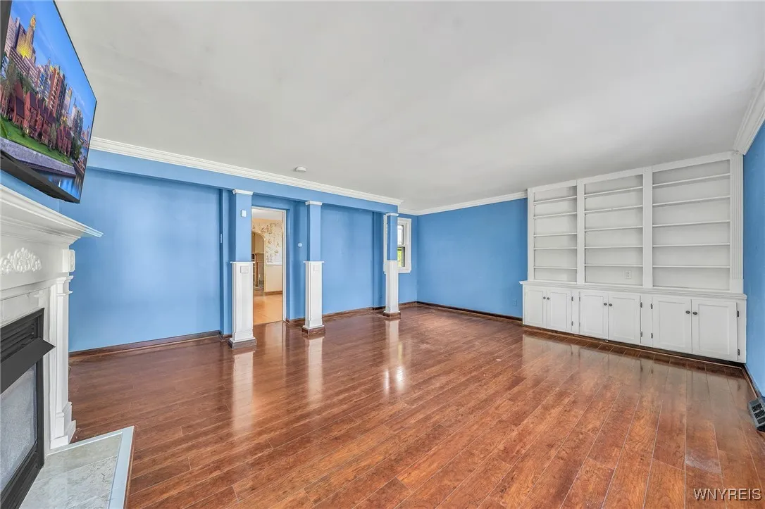 Wall of built ins