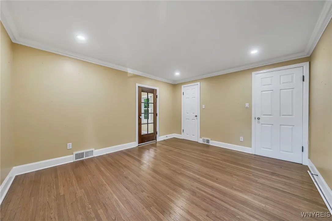 Bdrm 3 leads you to walk in closet and balcony