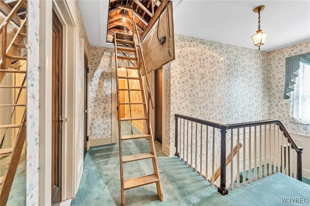 Walk up attic access
