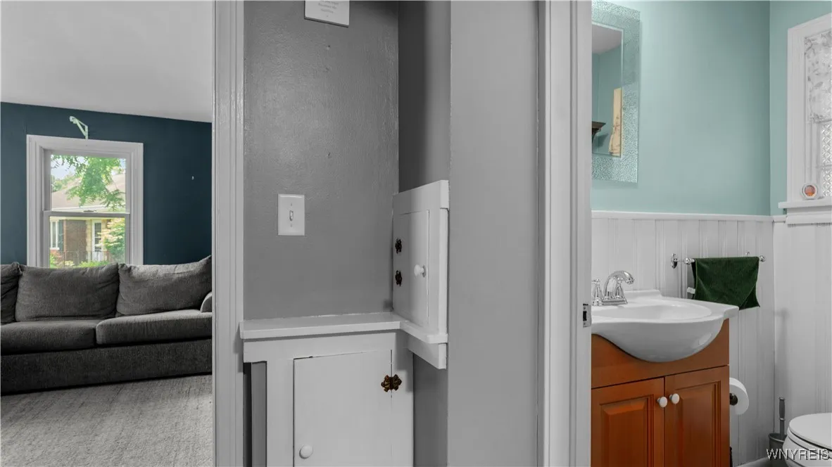 Half bath on first floor