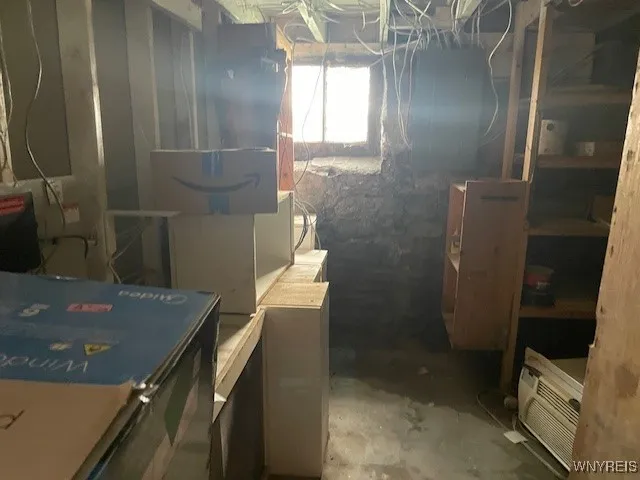 Basement storage area