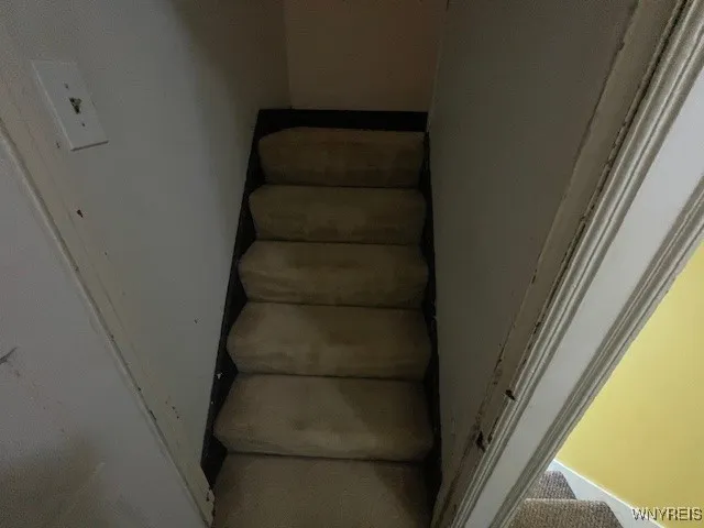 Stairway to attic bonus room
