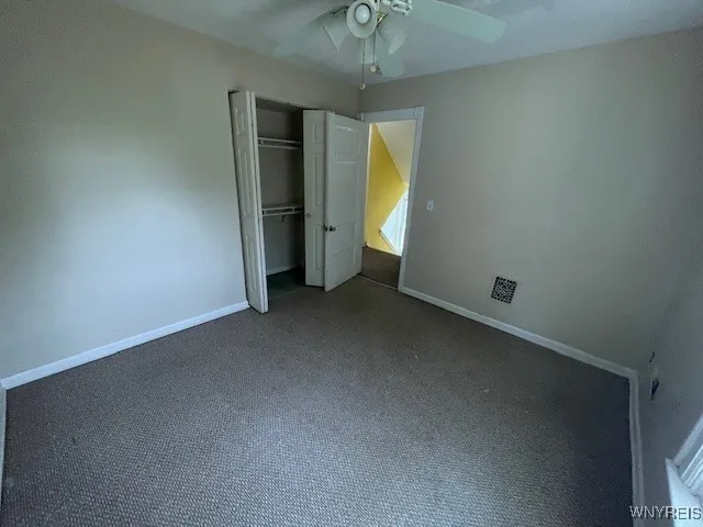 Rear bedroom view to hallway