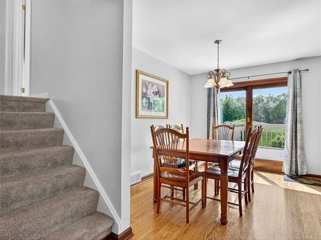 Stairs to upper level