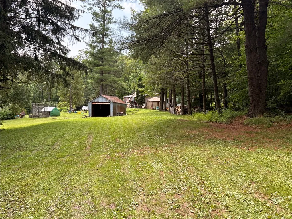 possible to leave chicken coop to the left of shed