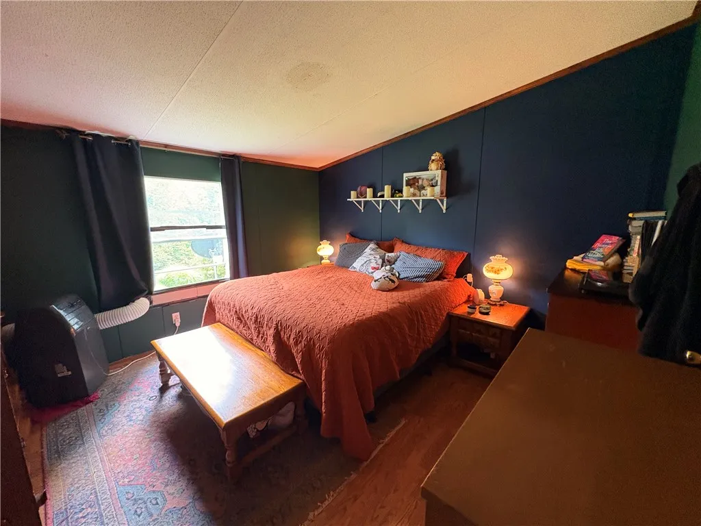 primary bedroom with own bathroom