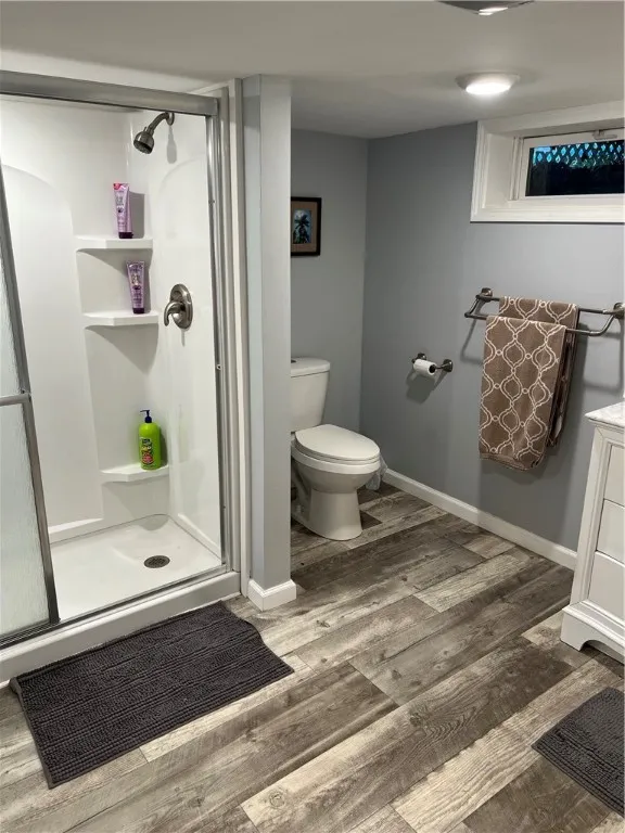 Lower level bath