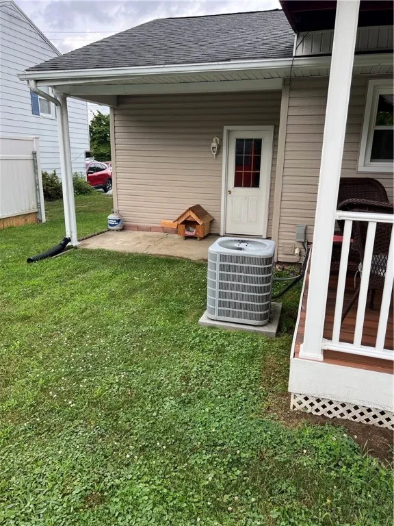 Back of garage