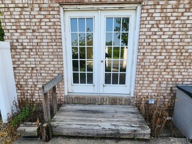 rear double doors