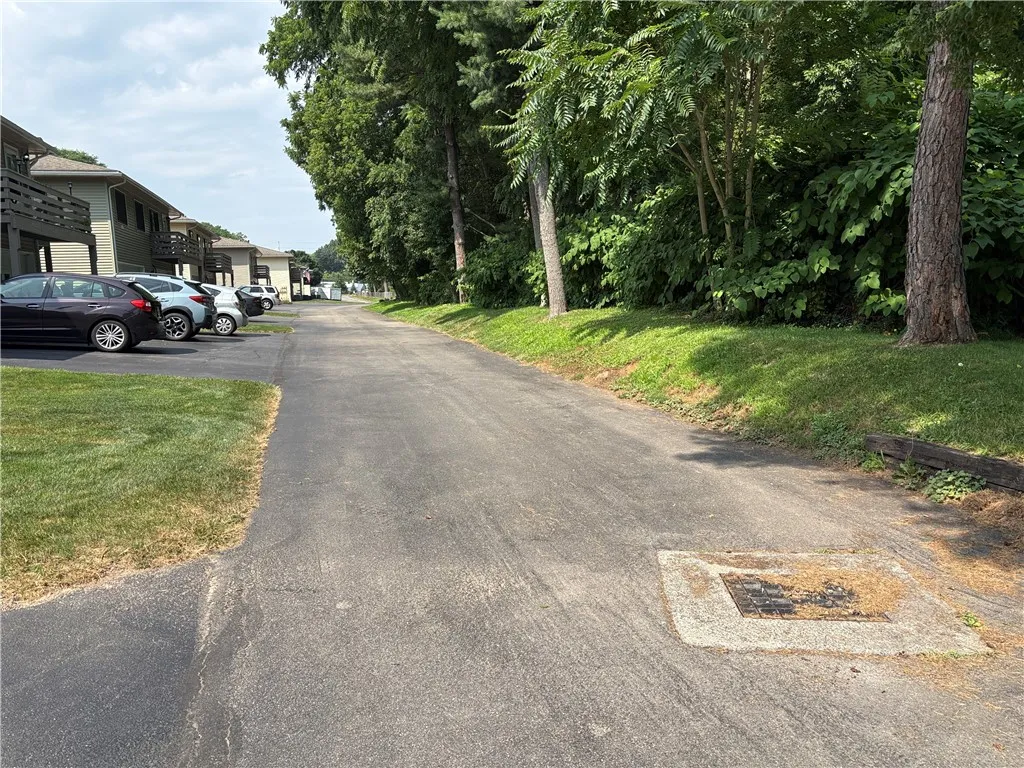 Back service road to Milrace Drive parking