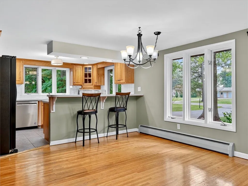 Counter overhang for stools