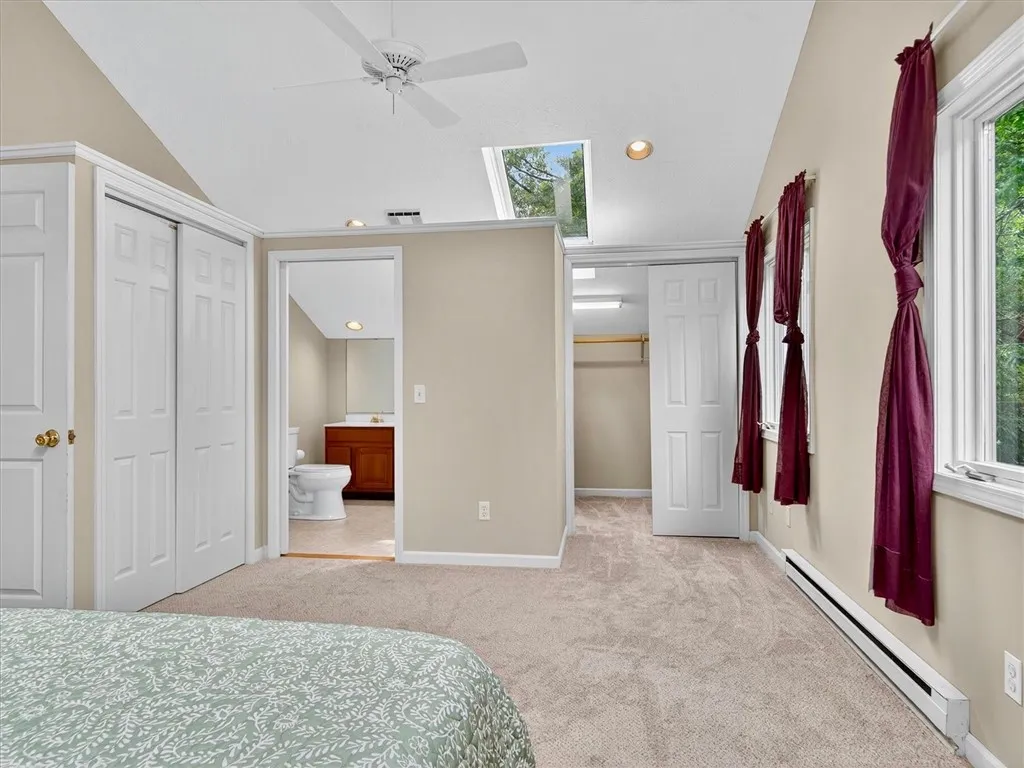 Primary Bedroom with full bathroom and walk in closet