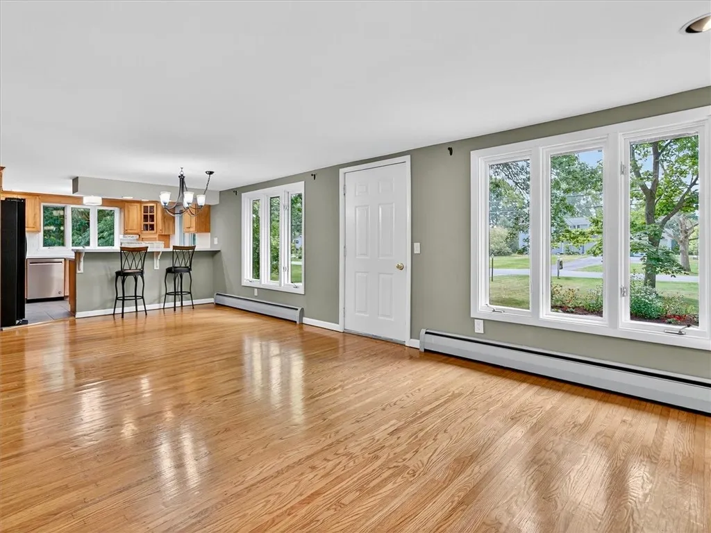 Beautiful refinished hardwood floors