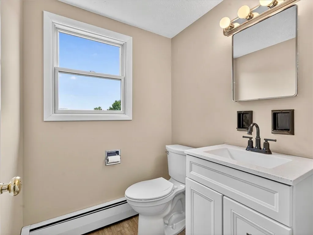 Half bathroom on 2nd floor with option to make it a full bathroom
