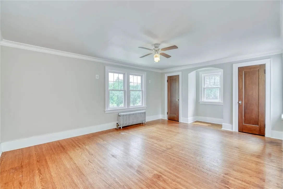 Master Bdrm with Two Closets