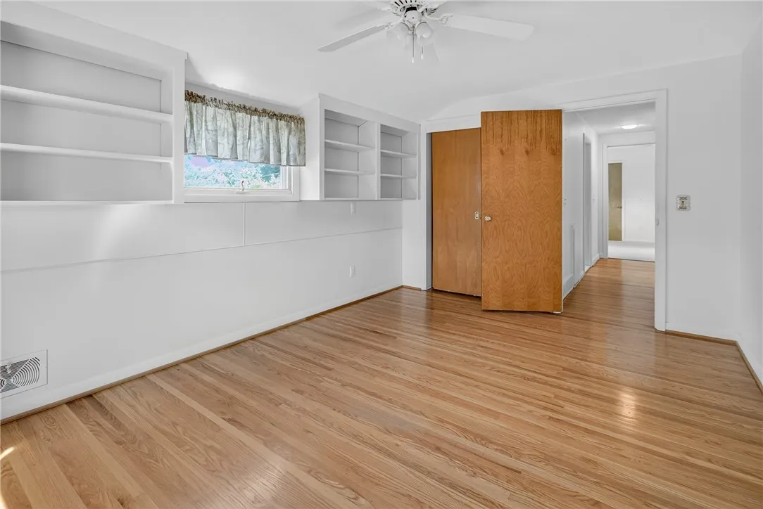 BEDROOM #3 HAS BUILT-IN SHELVING AND A 