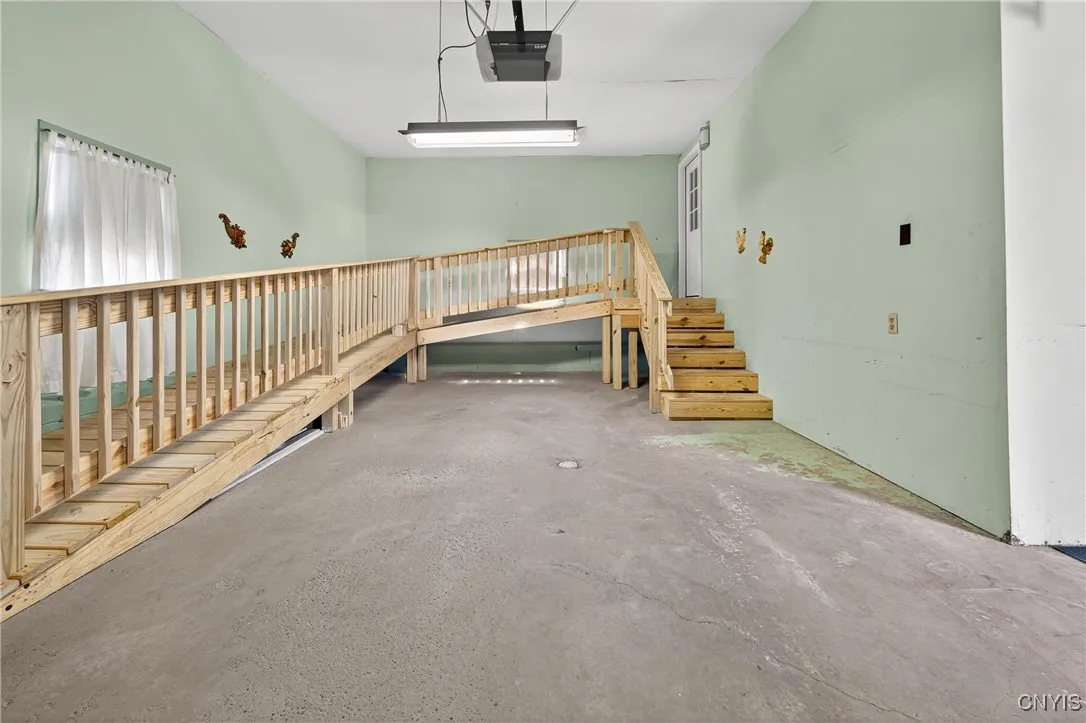 Built to ADA specs ramp in garage has separate entrance to kitchen area