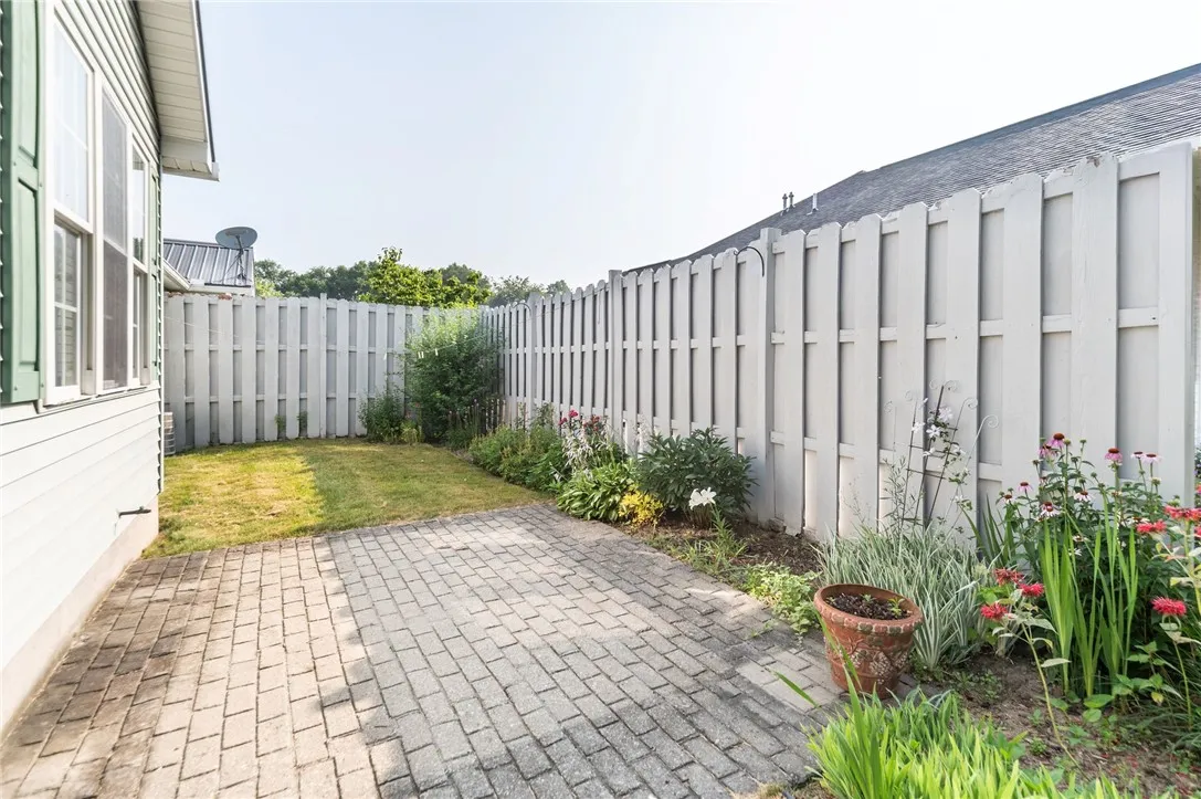 Back patio area