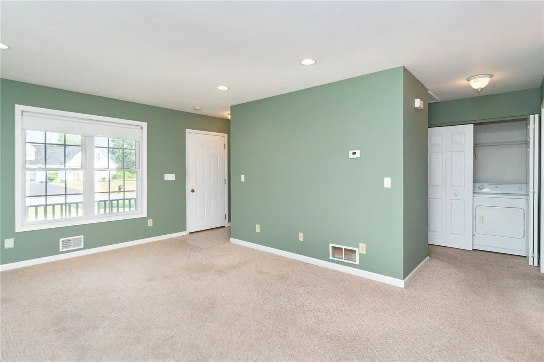Living room looking toward front door