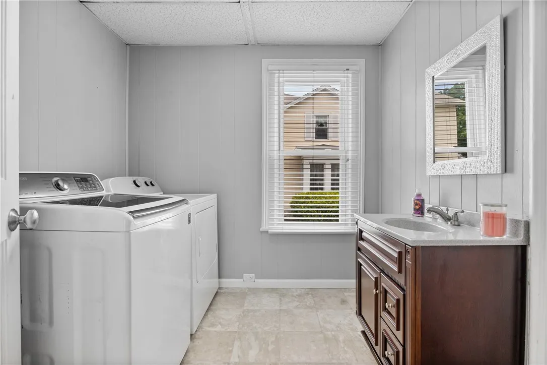 1st Floor Laundry and Half Bath.