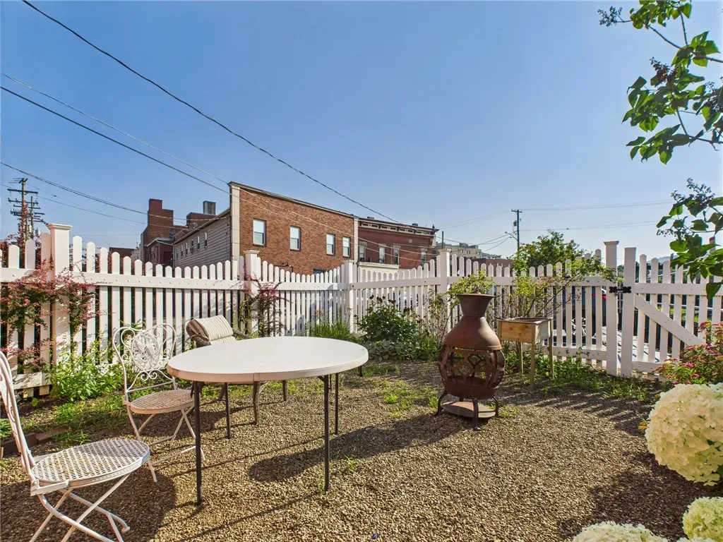 Fenced Patio area