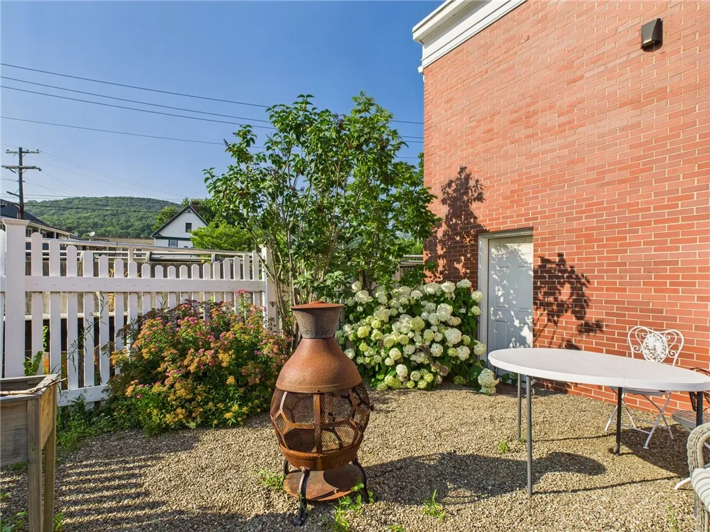 Fenced Patio area