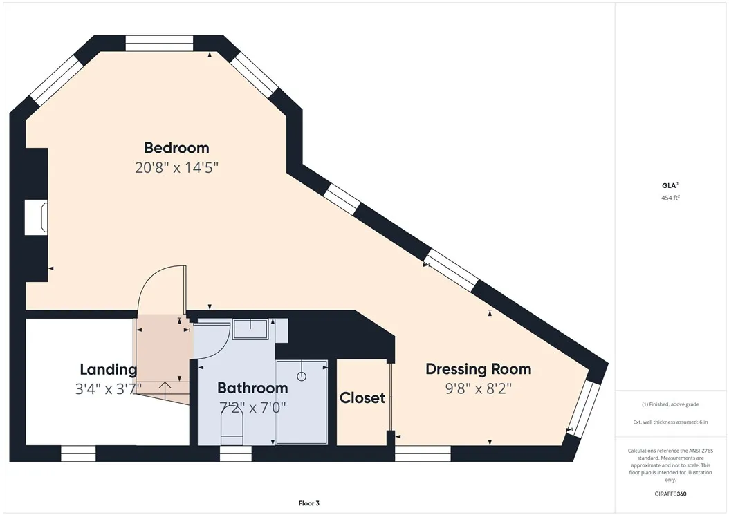 Floor plan third level