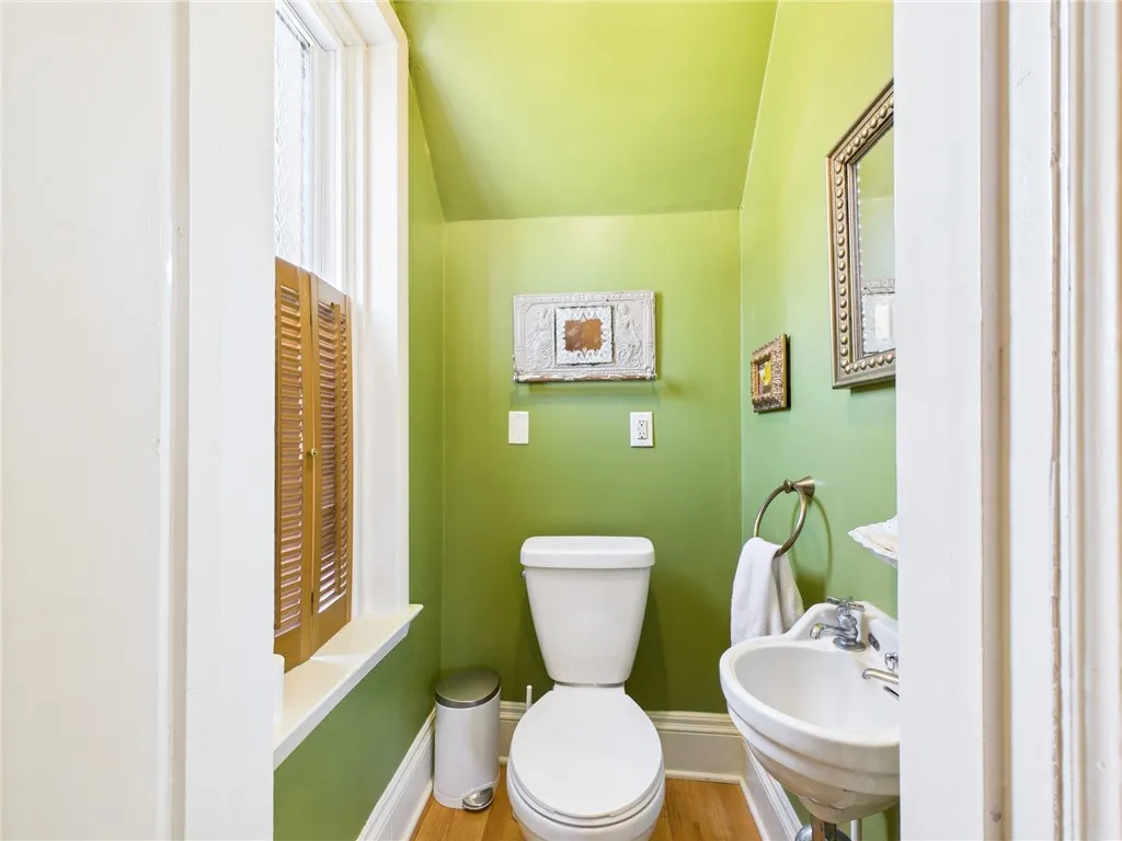 1/2 bath-first floor