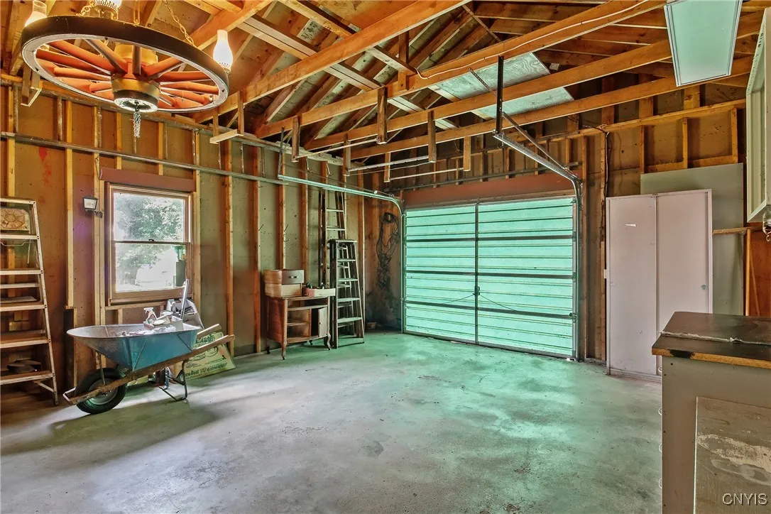 Oversized, attached garage!