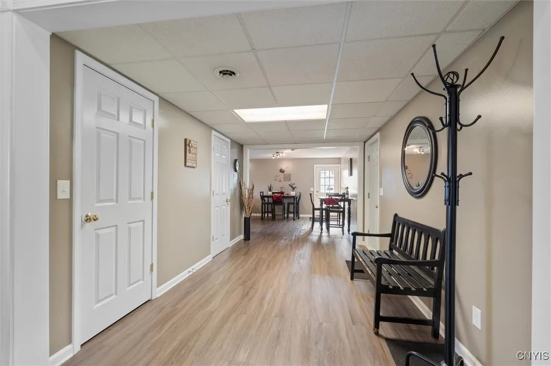 Entry off front door