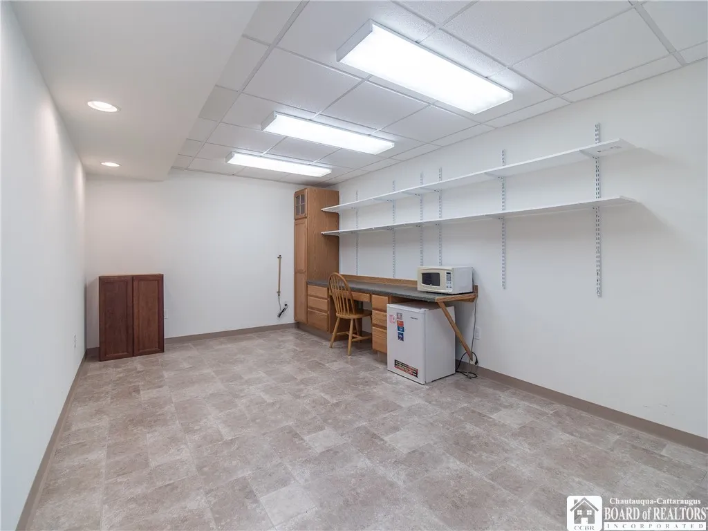 Craft Room in basement