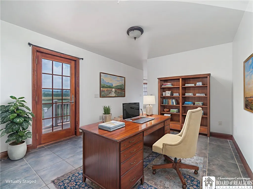 Den/Office area - virtually staged