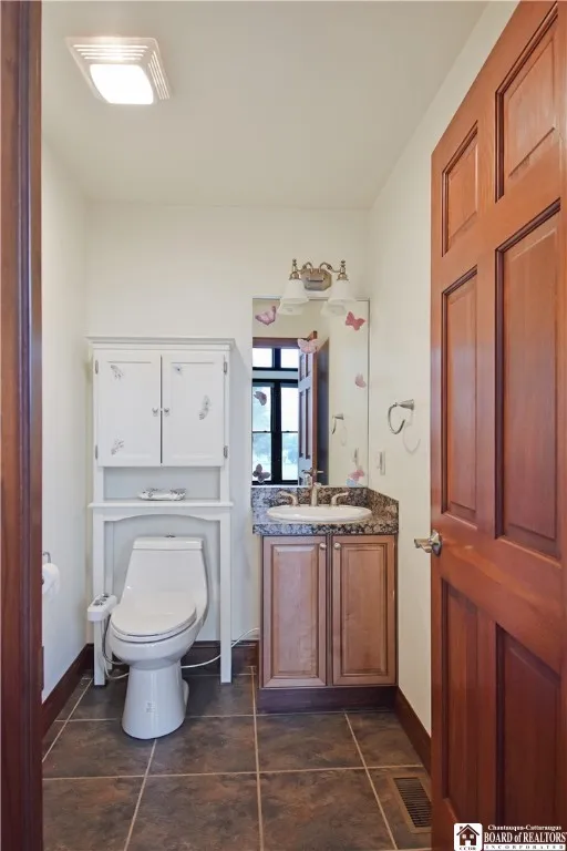 First floor half bathroom