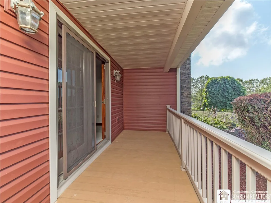 Porch off a primary bedroom