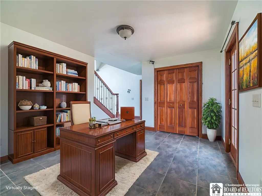 Den/Office area - virtually staged