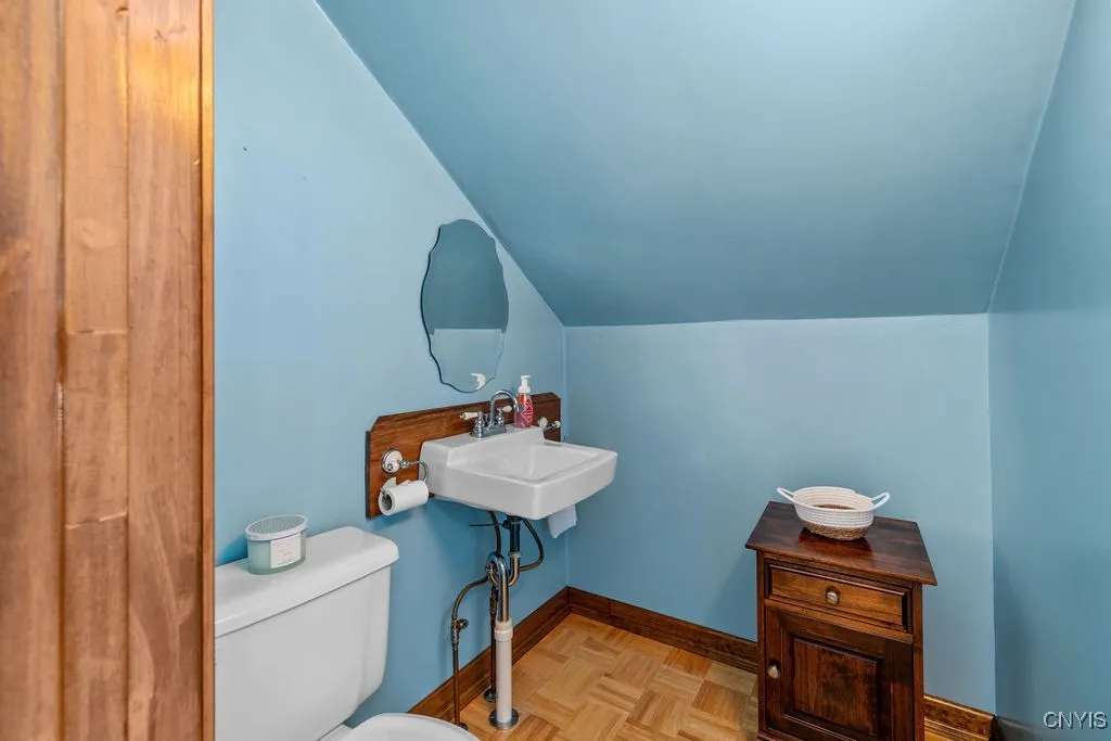 Half bathroom upstairs bedroom