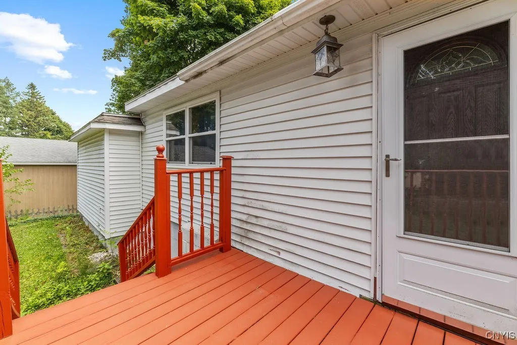 Deck off from the Bedroom/laundry
