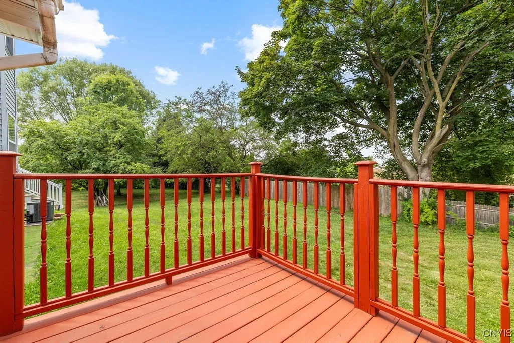 Deck off from the Bedroom/Laundry room