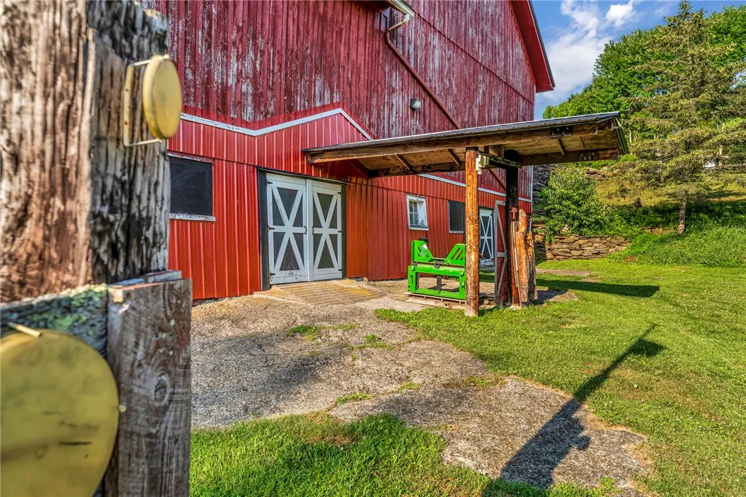 well maintained barn