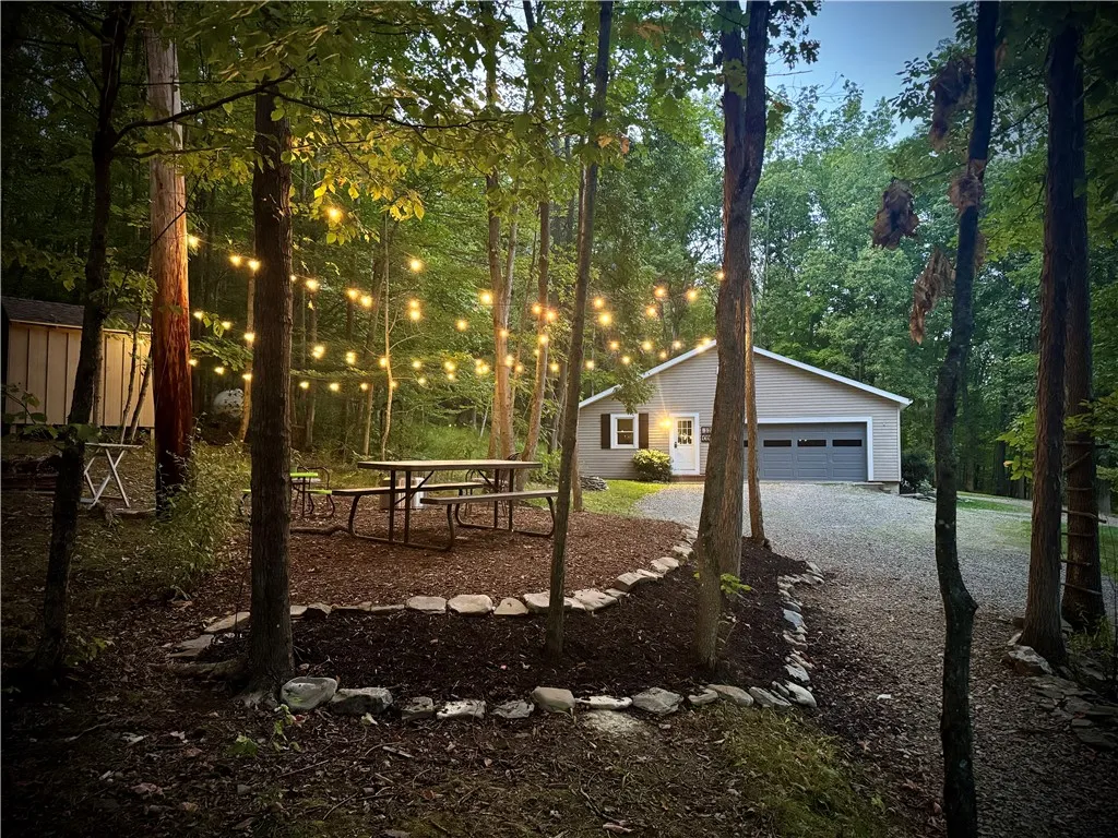 Picnic area by the house