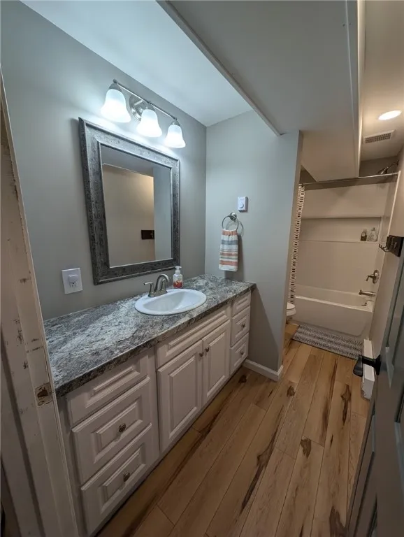 Full new bath in lower level.