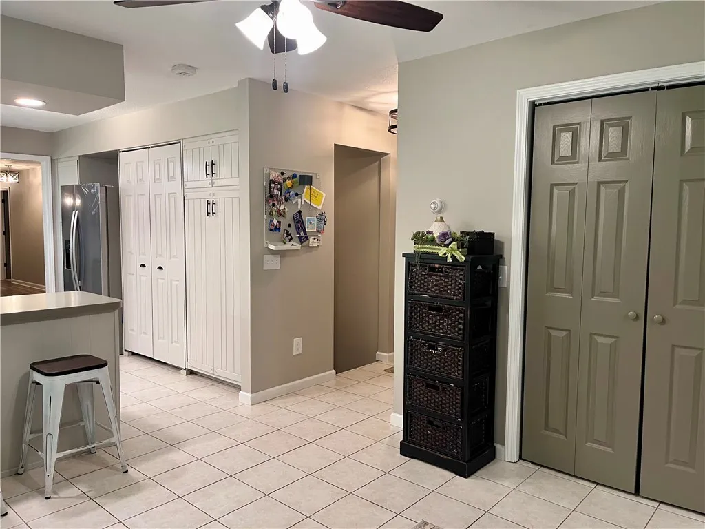 Laundry to the right.