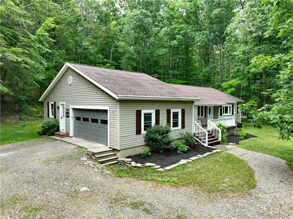 Aerial view of home