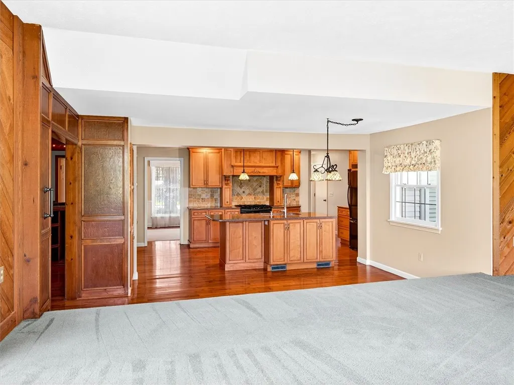 Family Room Looking into Eat-In Kitchen